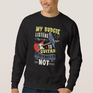 Moletom Budget Plays Guitar Parrot Budgerigar Budget Guita