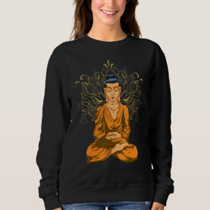 Moletom Budismo Zen Flor de Lótus Espiritual Buda Budista