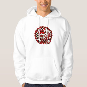 Moletom Búfalo/bisonte celtas, vermelho