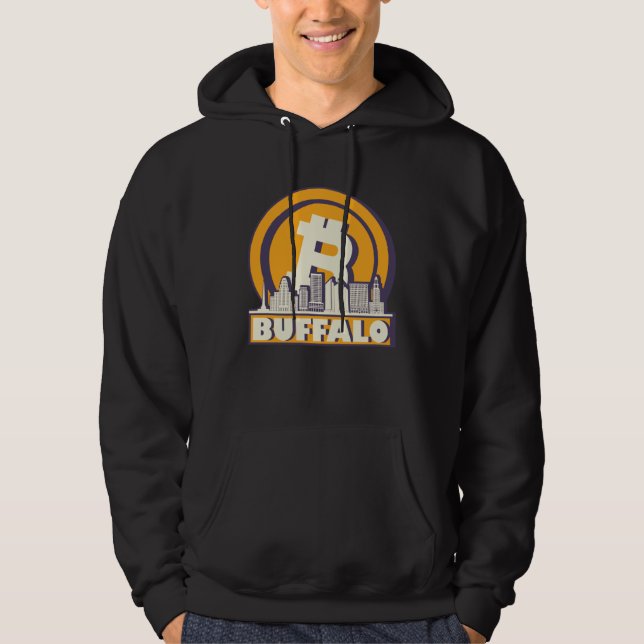 Moletom Buffalo Bitcoin Maximalist  Bitcoin Buffalo Skylin (Frente)