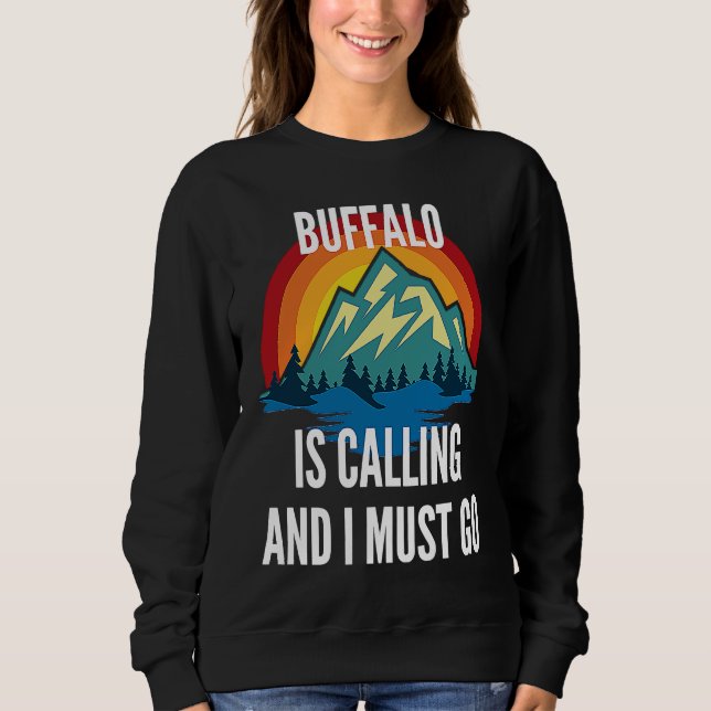 Moletom Buffalo Is Calling And I Must Go, Rainbow Moutain (Frente)