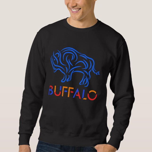 Moletom Buffalo Ny New York Queen City 716 for Men and Wom (Frente)