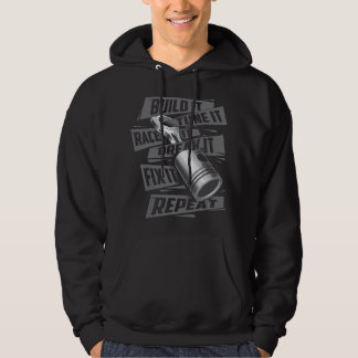Moletom Build It Tune It Race It Break It - Race Car Enthu