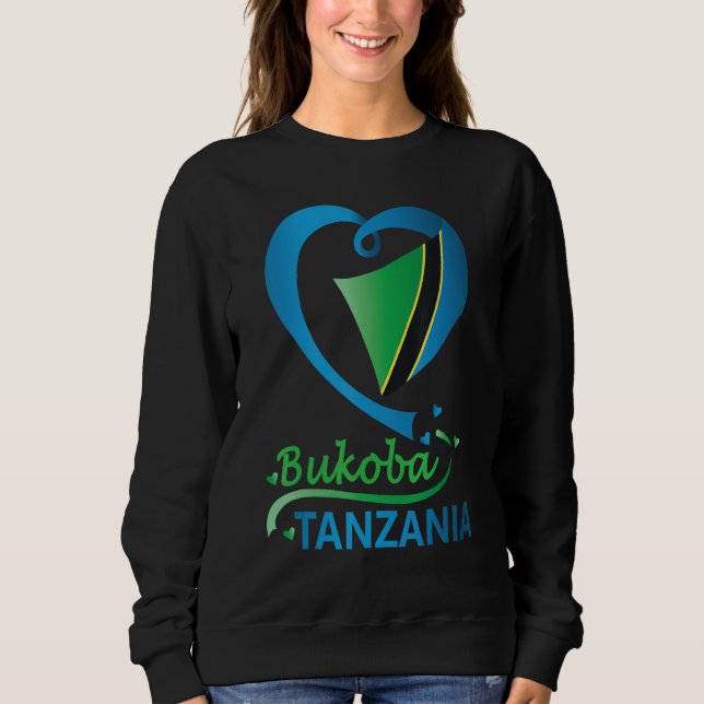 Moletom Bukoba Tanzania Flag Tanzanian Men Women (Frente)