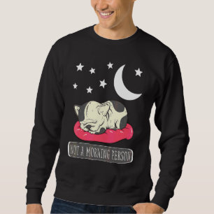Moletom Buldogue Francês Dormindo Pijamas Roupa Noturna