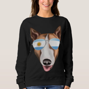 Moletom Buldogue Terrier com Bandeira Argentina Argentina