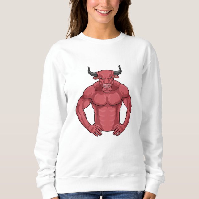 Moletom Bull como Bodybuilder extreme (Frente)