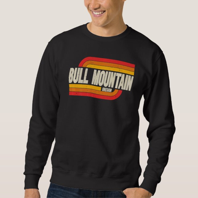 Moletom Bull Mountain Oregon Ou City Vintage (Frente)