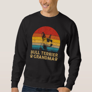 Moletom Bull Terrier Grandma Vintage Dog Dons Para W