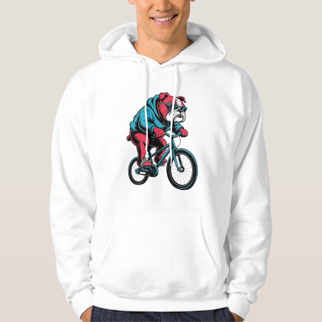 Moletom Bulldog Ciclista (Frente)