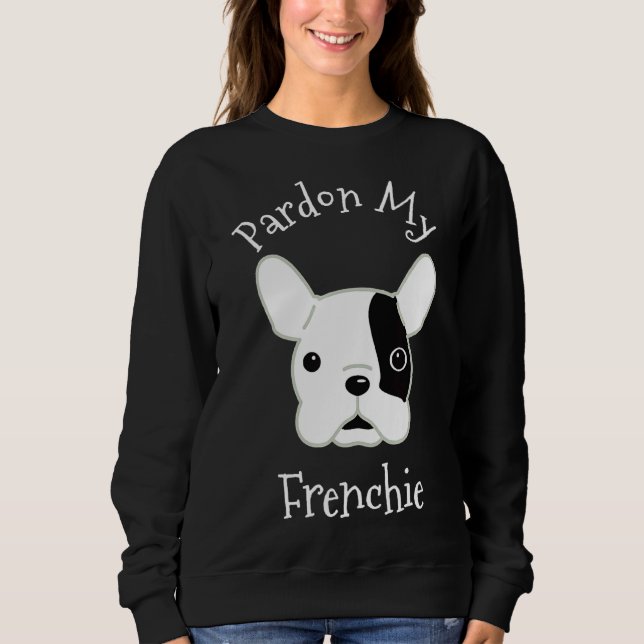 Moletom Bulldog Francês Minha Mãe Francesa (Frente)