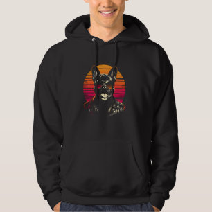 Moletom Bulldog Francês Retro Sunset - Vintage Bulldog Bre