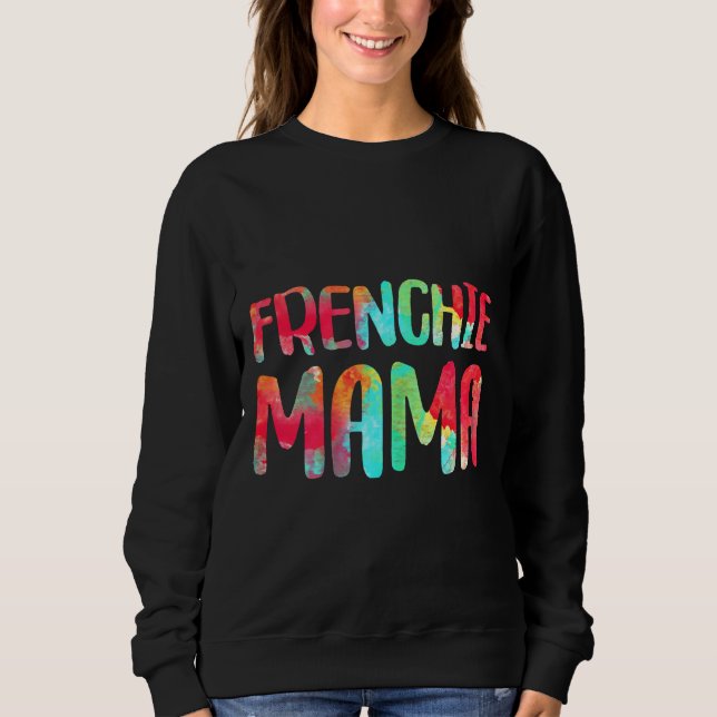 Moletom Bulldog Mama Gif Francês (Frente)