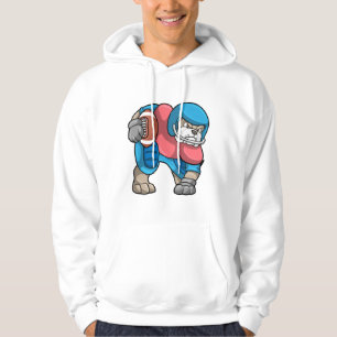 Moletom Bulldog no Esporte com Futebol e Capacete