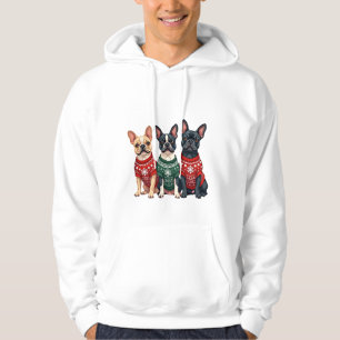 Moletom Bulldogs Franceses de Natal Frenchie de Natal Cach