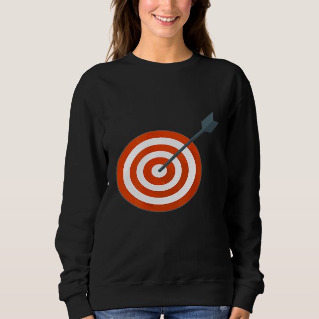 Moletom Bullseye de Alvo de Arqueiro (Frente)