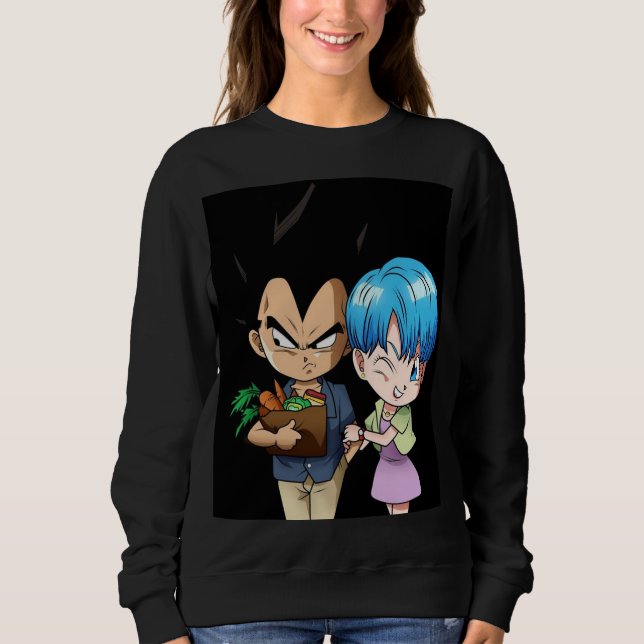 Moletom Bulma e Vegeta no dia dos namorados (Frente)
