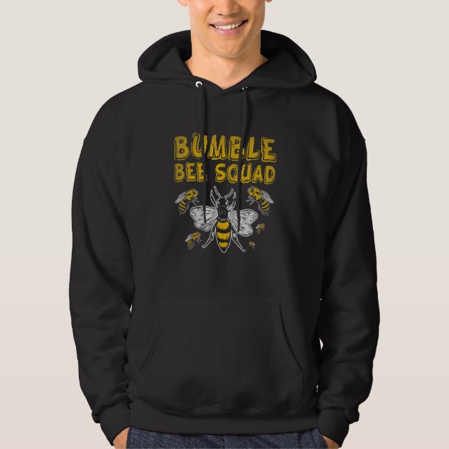 Moletom Bumble Bee Squad Bumblebee Friends Team Men Mulher (Frente)