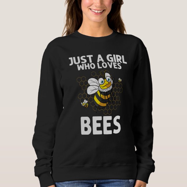 Moletom Bumblebee For Girls Kids Beekeeper Honey Bee (Frente)
