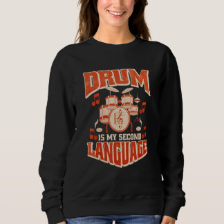 Moletom Bumbo de bateria Conjunto Kit de baterista legal 5