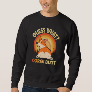 Moletom Bunda de Corgi Guess Antigo Que Corgi Cachorro