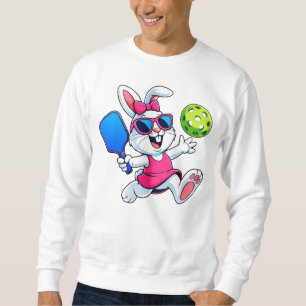 Moletom Bunny Adorável de Saia Rosa para Pickleball