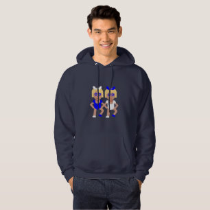 Moletom bunny ears hanukkah masculina casaco