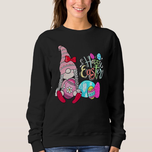 Moletom Bunny Gnomo Hug Ovos de Páscoa Felz pascoa D (Frente)