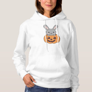 Moletom Bunny In Pumpkin Cute Bunnies Happy Halloween