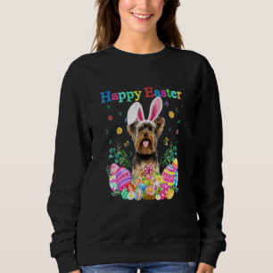 Moletom Bunny Yorkshire Terrier Dog Felz pascoa Ovos