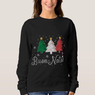 Moletom Buon Natale - Árvore de Natal Italiana - Xmas