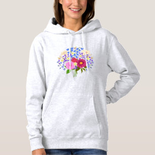 Moletom Buquê de Flores Branco