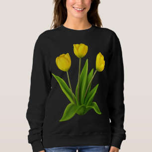 Moletom Buquê Flor Floral da Tulip Amarela Spri