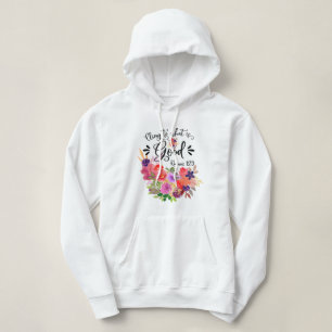 Moletom Buquê Floral Colorida Romanos 12:9