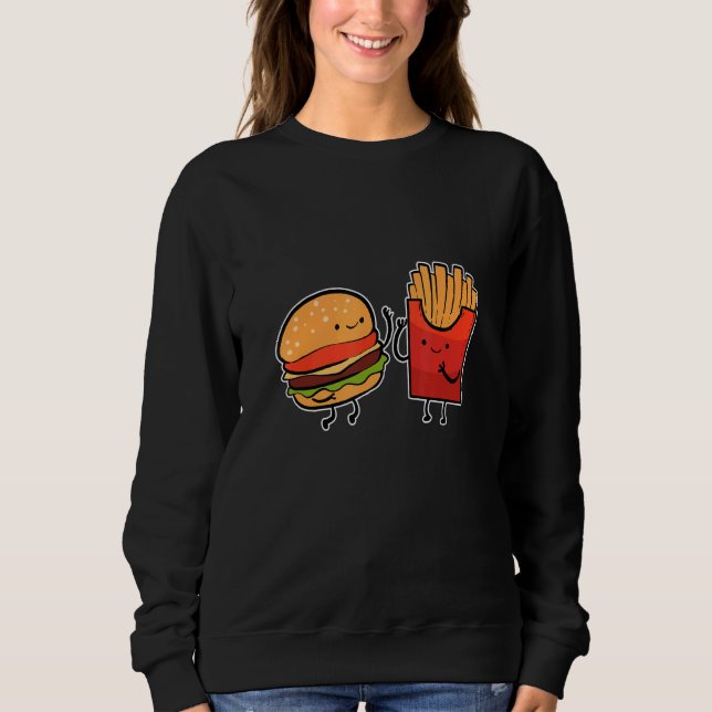 Moletom Burger Fries Foodie E Flirt (Frente)