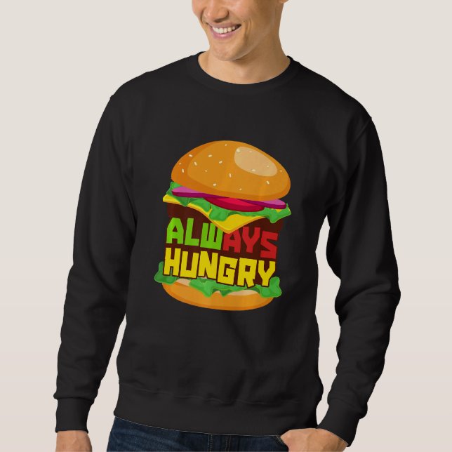 Moletom Burger Sempre Fome (Frente)