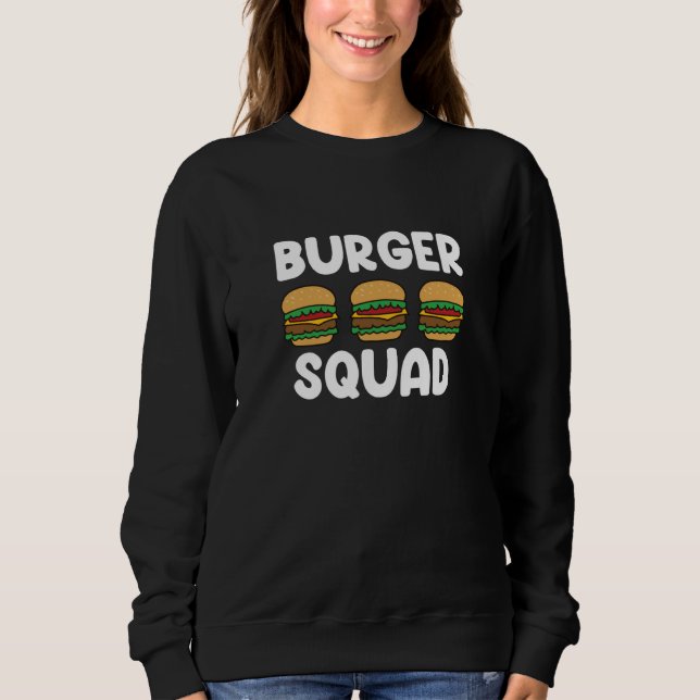 Moletom Burger Squad Cheeseburger Fast Food Burger (Frente)