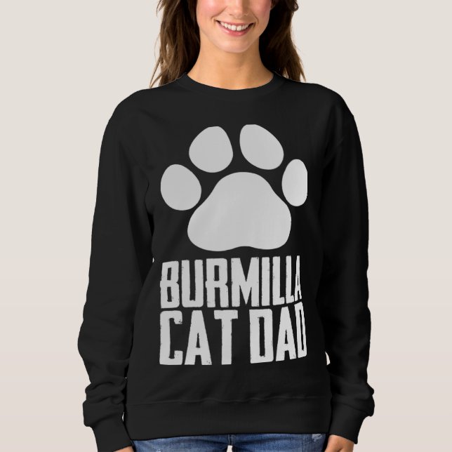 Moletom Burmilla cat dad (Frente)