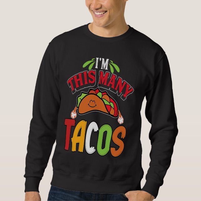 Moletom Burritos do Cinco De Mayo  Tacos e Abacate do Méxi (Frente)