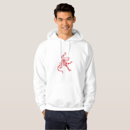 Moletom Burro de macaco vermelho