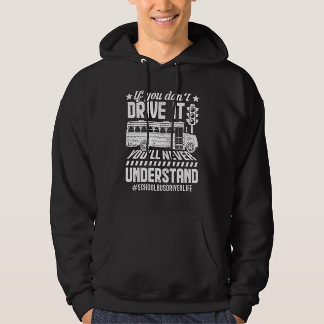 Moletom Bus Driver School Bus Drivers Design (Frente)