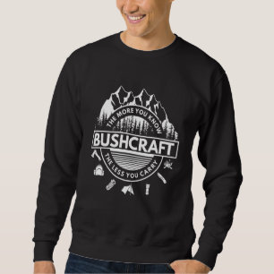 Moletom Bushcraft Knowledge Bushcrafter Wilderness Nature