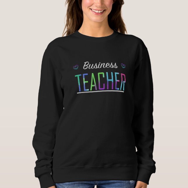 Moletom Business Teacher Hearts & Love (Frente)