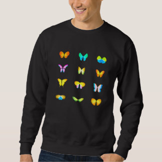 Moletom Butterflies Insects Animals Abstract Collection Pa