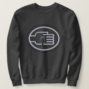Moletom C2B: Contorno do logotipo das cinzas de camisola