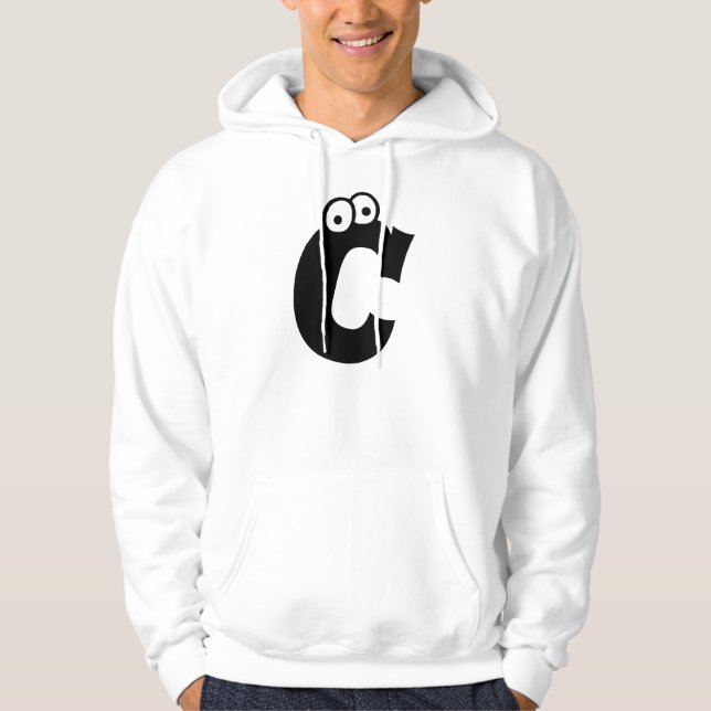 Moletom C, carta com olhos (Frente)