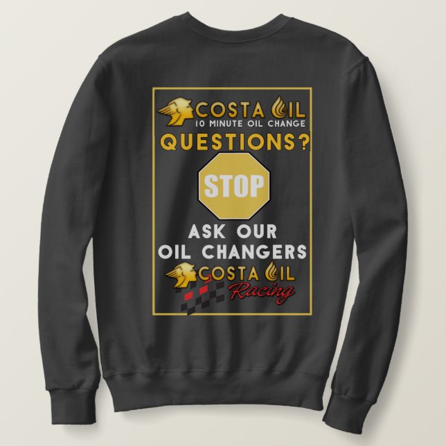 Moletom C O Crewneck com imagem de trás (Verso do Design)