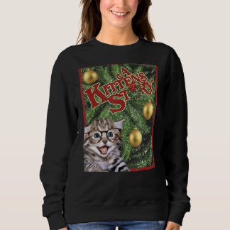 Moletom Ca A Kittens História De Natal Poster Engraçado Gi