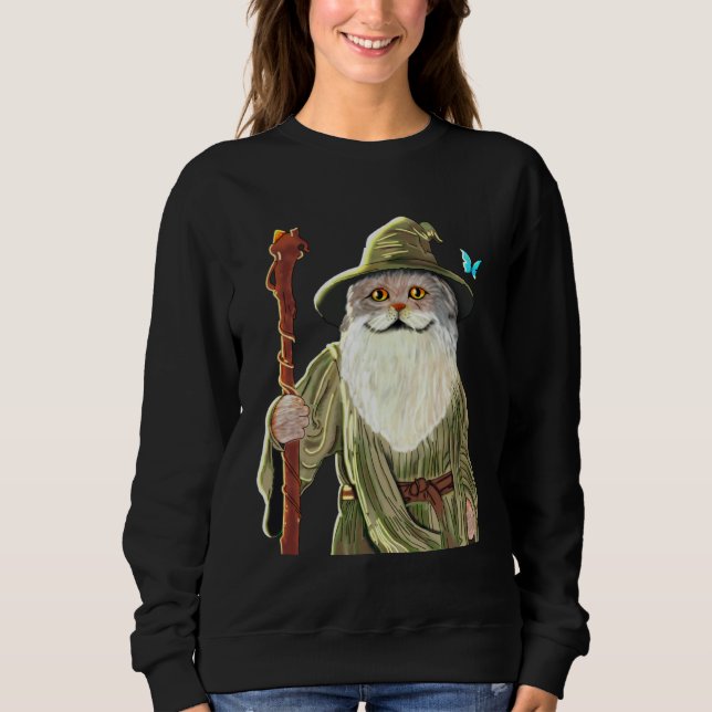 Moletom Ca Catdalf Cat  Lord Of The Cats Women Men (Frente)