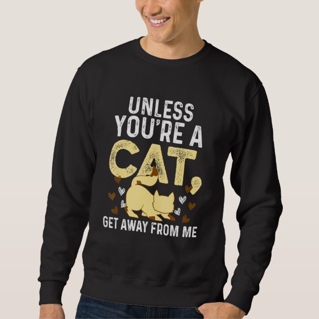 Moletom Ca Sarcastic Cat Tee Introduver Cat Tee (Frente)
